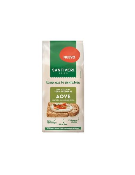 Pan Tostado 100%  Integral Aove 200 Gr de Santiveri