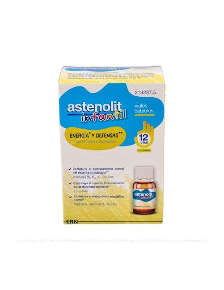 Astenolit Infantil 12 Viales 10 Ml de Astenolit