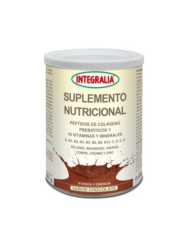 Suplemento Nutricional Chocolate 300g Integralia  Energía Saludable