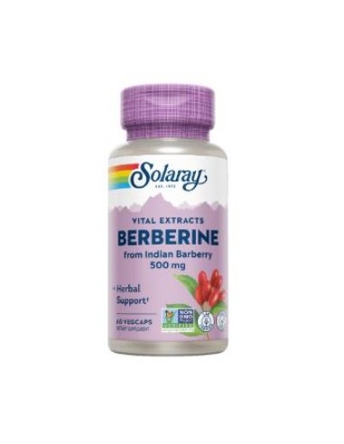 Super Berberine 500mg 60 cápsulas Solaray  Salud natural eficaz