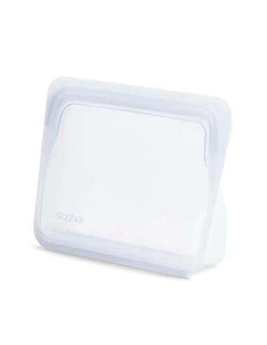 Bolsa transparente para pés pequenos Stasher, reutilizável e prática