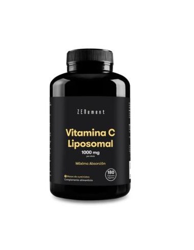 Vitamina C lipossomal 180 cápsulas Zenement Máxima absorção