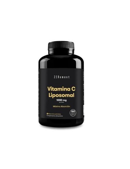 Vitamina C lipossomal 180 cápsulas Zenement Máxima absorção