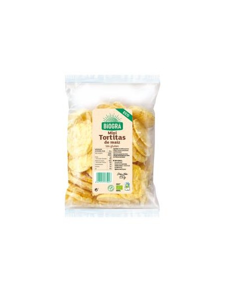 Mini Tortitas De Maiz 150Gr. Bio Sg Vegan de Biogra