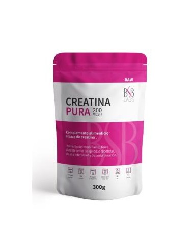 Creatina Pura 200 Mesh 300 Gr de Bsb Labs