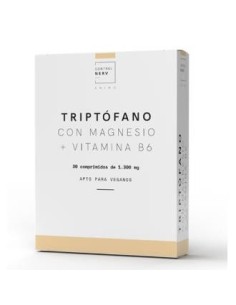 Controlnerv Triptofano Magnesio Vitamina B6 30 Com de Herbora
