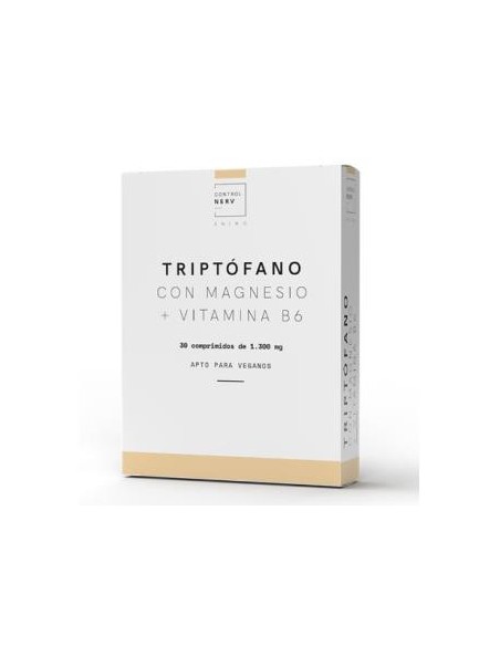 Controlnerv Triptofano Magnesio Vitamina B6 30 Com de Herbora