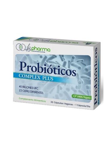 Complexo Probióticos Plus 30Cap. Lb Pharma Saúde Intestinal