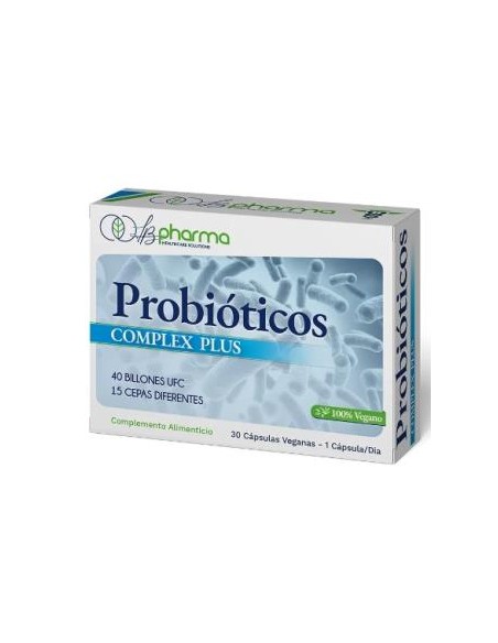 Complexo Probióticos Plus 30Cap. Lb Pharma Saúde Intestinal