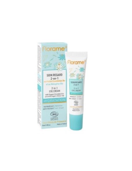 Contorno De Ojos 2  En 1 15 Ml Bio  Hydratation de Florame