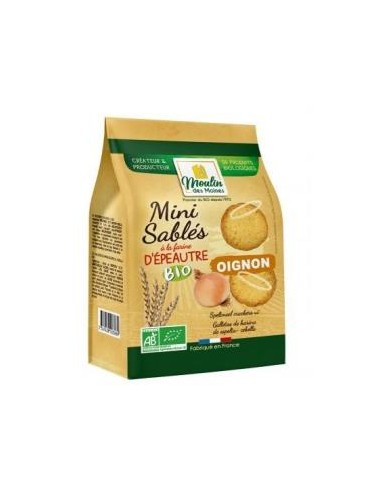 Moulin Des Moines Bolachas Salgadas Sabor Cebola 125 g