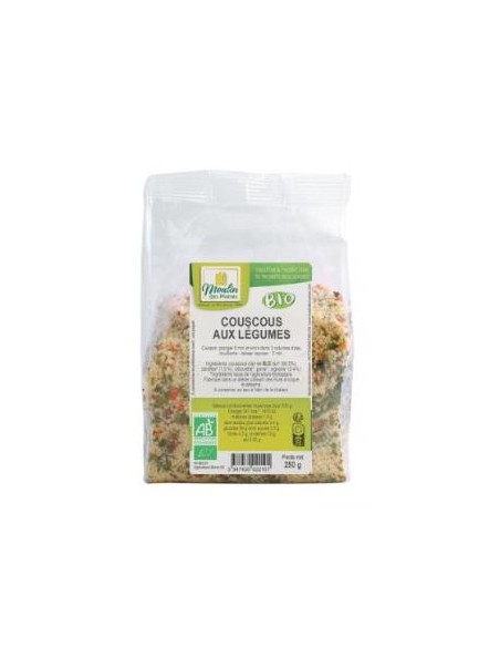 Cuscuz Biológico com Legumes 250g Moulin Des Moines Natural