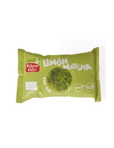 Barrita Energy Ball Matcha Limon 20Uds Eco Sg Vegan de La Finestra Sul Cielo