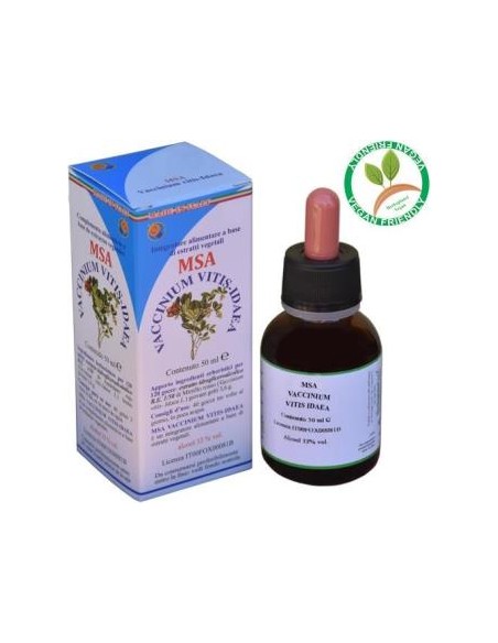 Msa Vaccinium Vitis Idaea Arandano Rojo Jovenes Brotes 50 Ml de Herboplanet