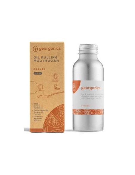 Enjuague Bucal Naranja 100Ml. de Georganics