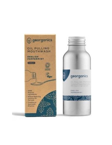 Enjuague Bucal Menta 100Ml. de Georganics