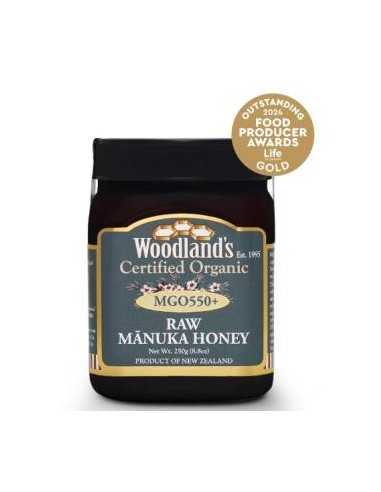 Miel de Manuka Raw MGO 550+ 250g Monofloral Eco Woodland's