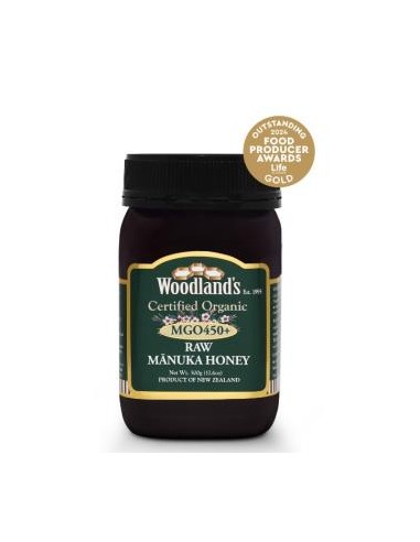 Miel de Manuka Raw MGO 450+ Monofloral 500g Eco Woodland's