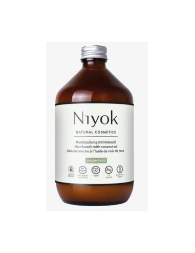 Enjuague Bucal Aceite De Coco 500 Ml de Niyok