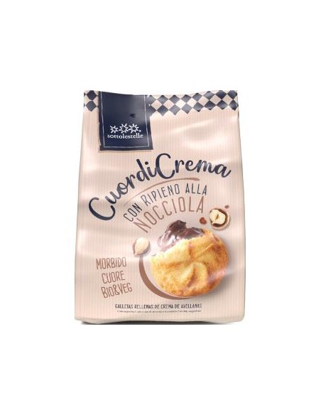 Galleta Rellena Crema Avellanas Choco 200 Gr Bio de Sottolestelle