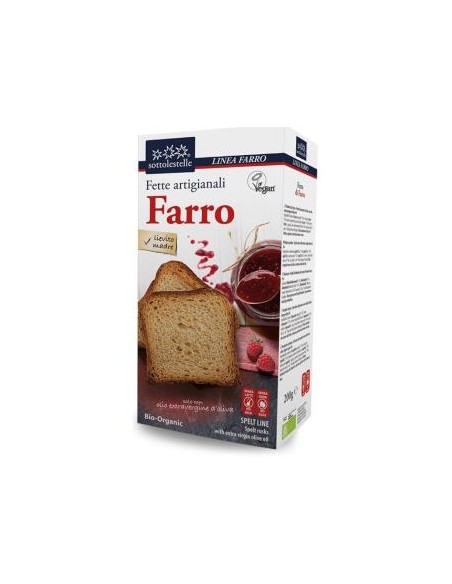 Pan Tostado Trigo Espelta 190 Gr Bio de Sottolestelle