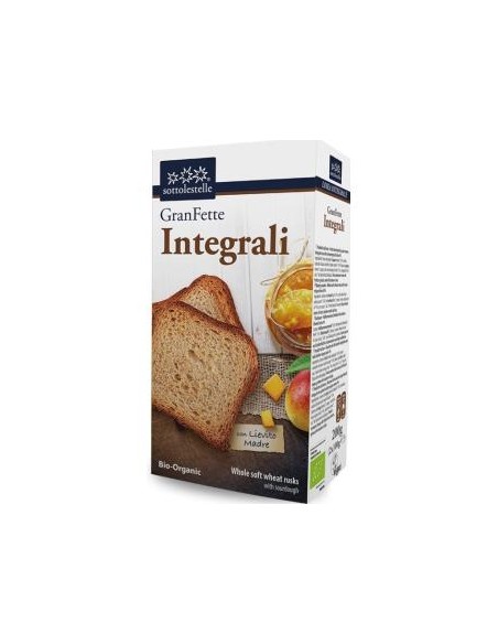 Pan Tostado Integral 185 Gr Bio de Sottolestelle