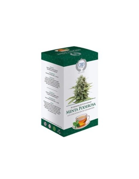 Infusion Cannabis Menta Poderosa 10Ud Eco de Cbd Cure