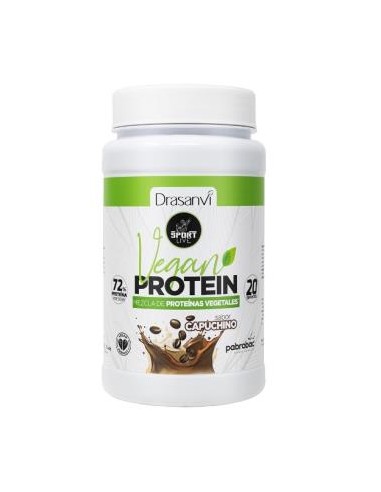 Capuccino Proteico Vegano 600g Sport Live Drasanvi