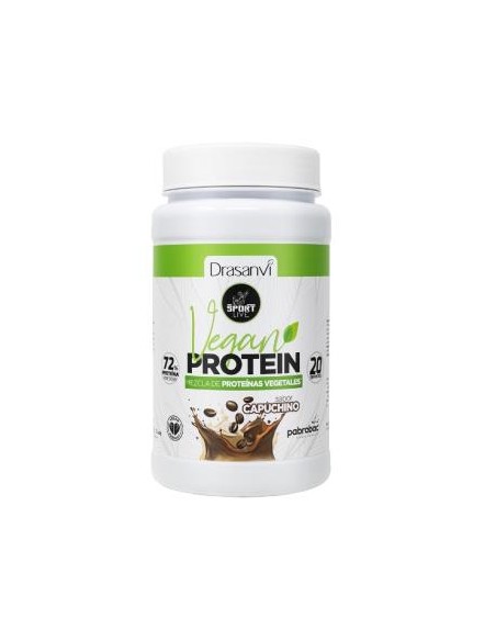 Capuccino Proteico Vegano 600g Sport Live Drasanvi