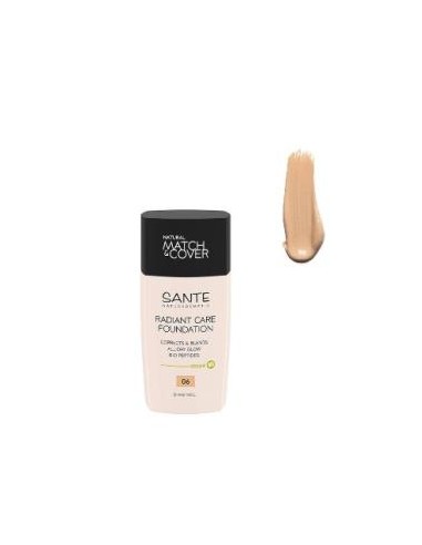 Maquillaje Fluido Radiant Care 06 Warm Beige 30 Ml de Sante Naturkosmetik