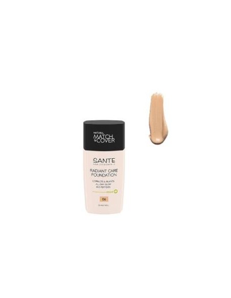 Maquillaje Fluido Radiant Care 06 Warm Beige 30 Ml de Sante Naturkosmetik