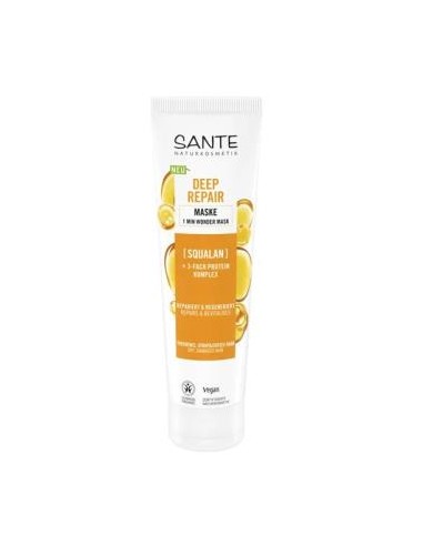 Mascarilla Capilar 1 Min Reparacion Profunda Escualeno 150 M de Sante Naturkosmetik