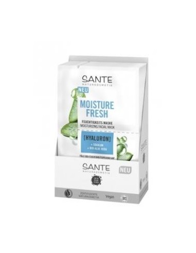 Display Mascarilla Fresh Hidratacion Acido Hialuronico-Aloe de Sante Naturkosmetik