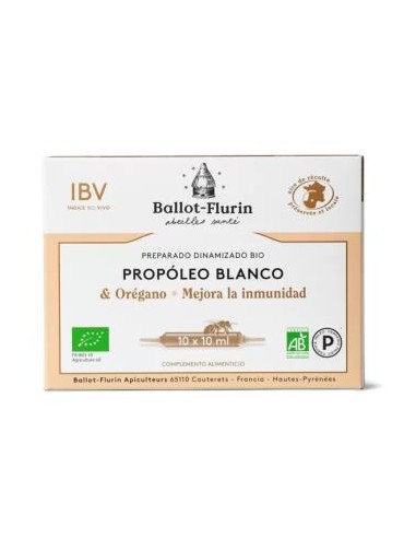 Preparado Própolis Dinamizado e Orégano 10 Amp Ballot-Flurin