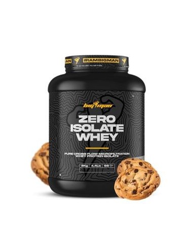 Zero Whey Protein Isolate 2 Kg (4,4 Lbs) Cookies de Bigman