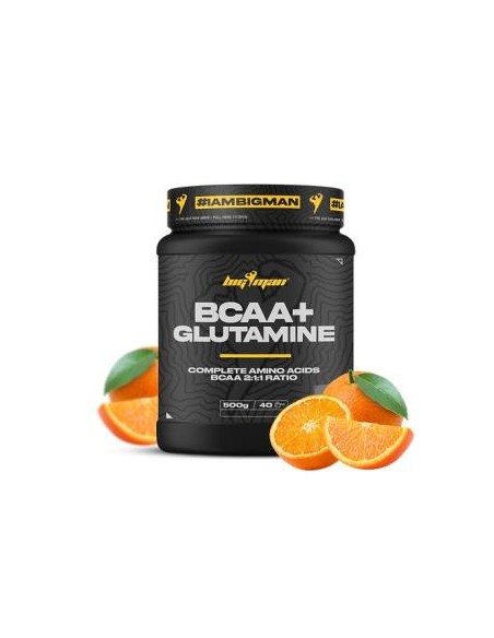 Bcaa + Glutamine 500 Gr Naranja de Bigman
