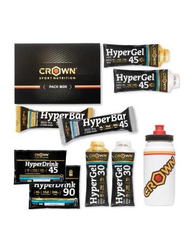 Pack Hyper Energy Tester Bidon Pro Fly 750 Ml de Crown Sport Nutrition