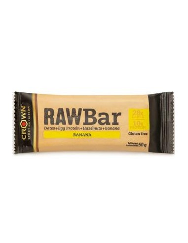 Raw Bar 1 Barrita X 50 Gr Platano de Crown Sport Nutrition