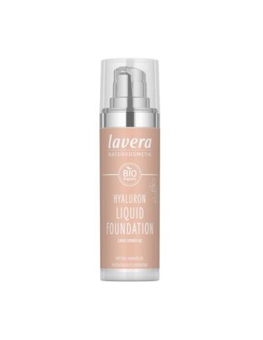 Maquillaje Fluido Hyaluron 02 Cool Ivory 30 Ml de Lavera