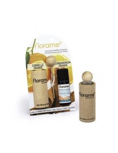 Difusor Provenzal + Aceite Esencial Canela Naranja 10 Ml de Florame