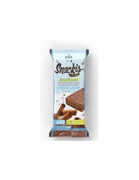 Diet Prime  Snackis Compleat Barrita Maxi Leche Canela 12 Ud de Herbora