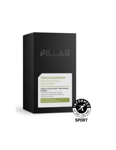 Triple Magnesium Prof. Recovery Piña-Coco 75Gr de Pillar Performance