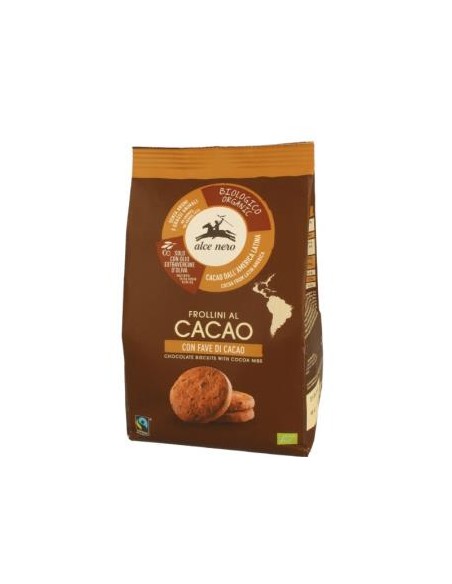 Galletas Cacao Habas Cacao 250 Gr Bio de Alce Nero