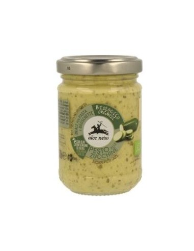 Molho Pesto de Abobrinha Orgânico 130g Alce Nero Natural e Saudável