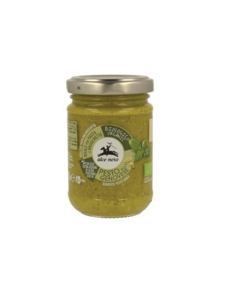 Pesto de Manjericão Genovês Biológico 130g Alce Nero Natural