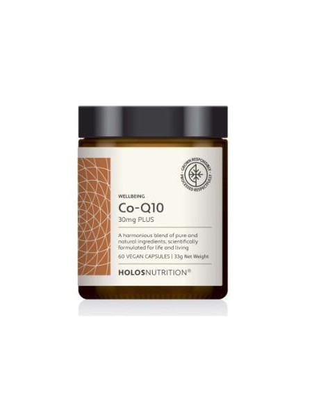 Co-Q10 Plus 30 mg 60 Vcaps Holosnutrition  Energía y Vitalidad
