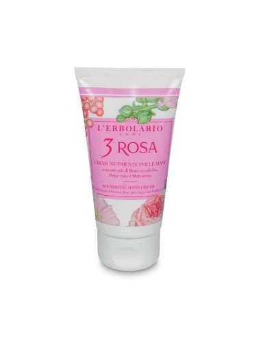 3 Rosas Crema Manos Nutrientes Edicion Limitada 75 Ml de L´Erbolario