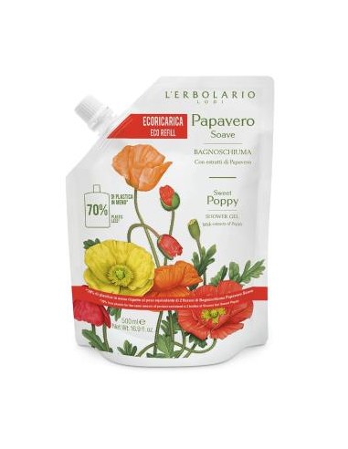 Amapola Suave Eco Recarga Gel De Baño 500 Ml de L´Erbolario