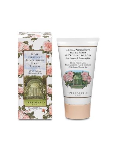 Creme de Mãos Nutritivo Rosa 75ml L´Erbolario Hidratação Total