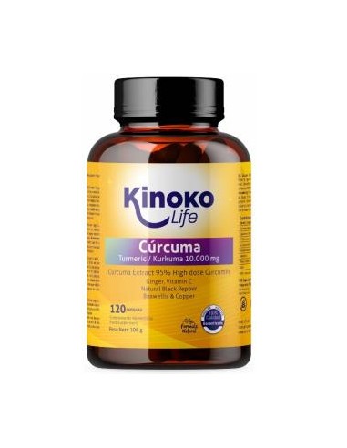 Cúrcuma 95% con Jengibre, Pimienta y Boswellia - 120 Caps